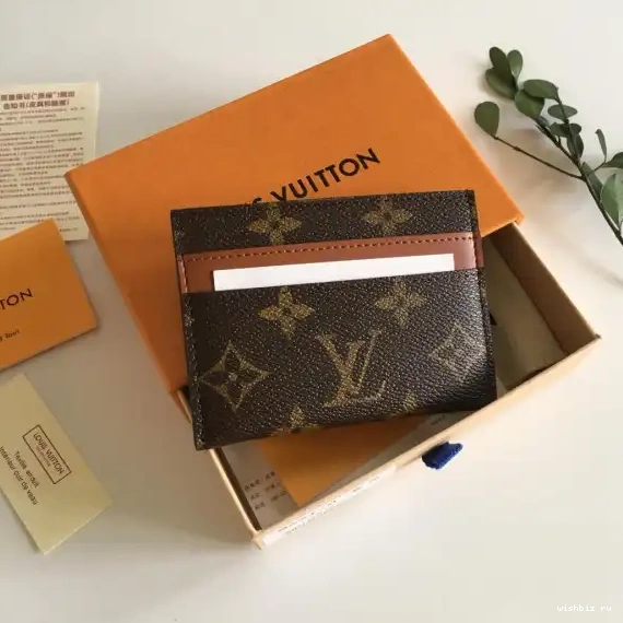 WIS 50DOUBLE VUITTON HOLDER CARD BANDOULIERE LOUIS 0702